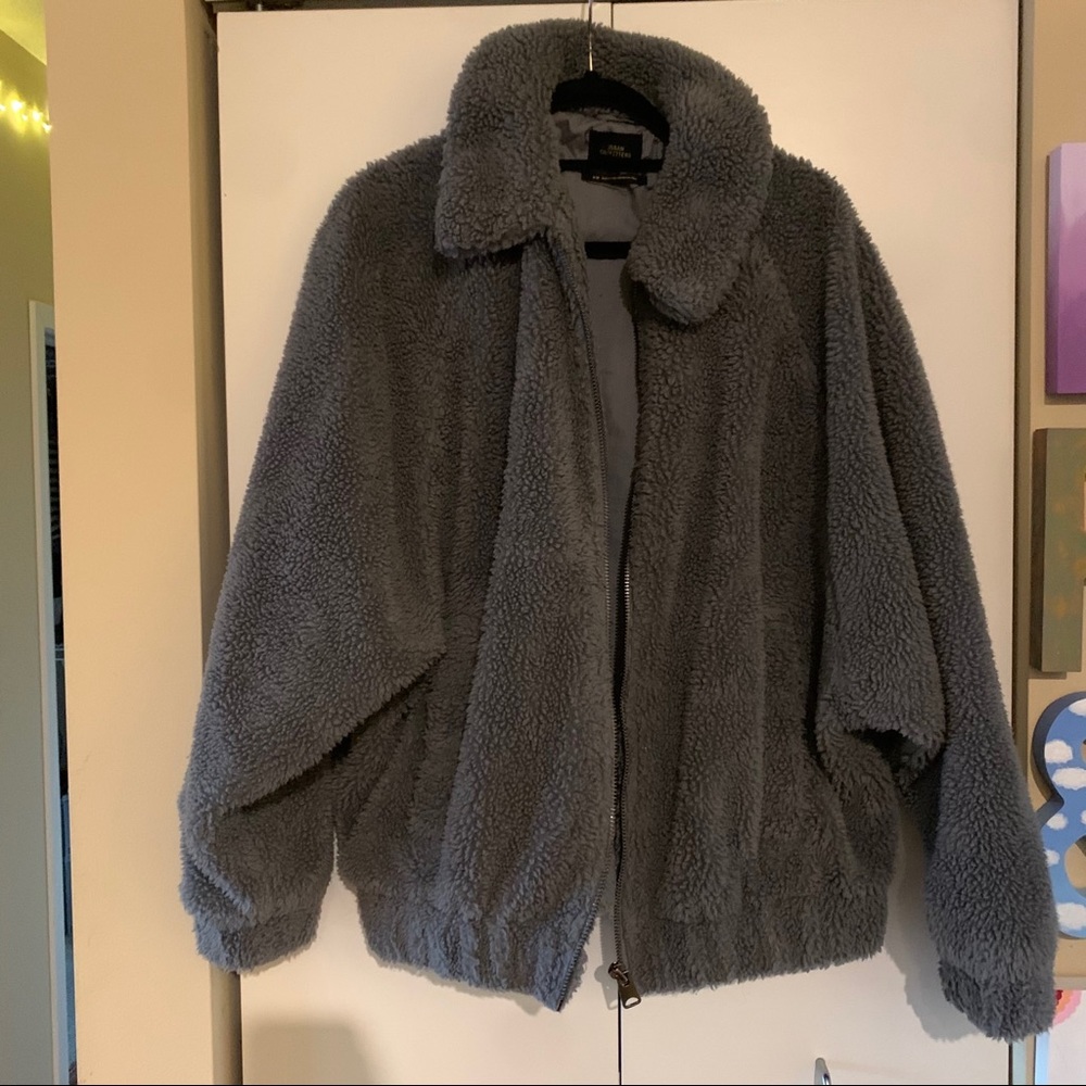 🐼 grey teddy jacket 🐼
